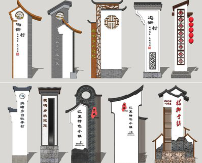 南平美丽乡村标识标牌有哪些分类？